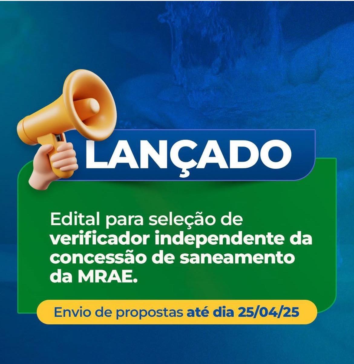 Governo do Piauí lança edital para seleção de verificador independente da concessão de saneamento da MRAE